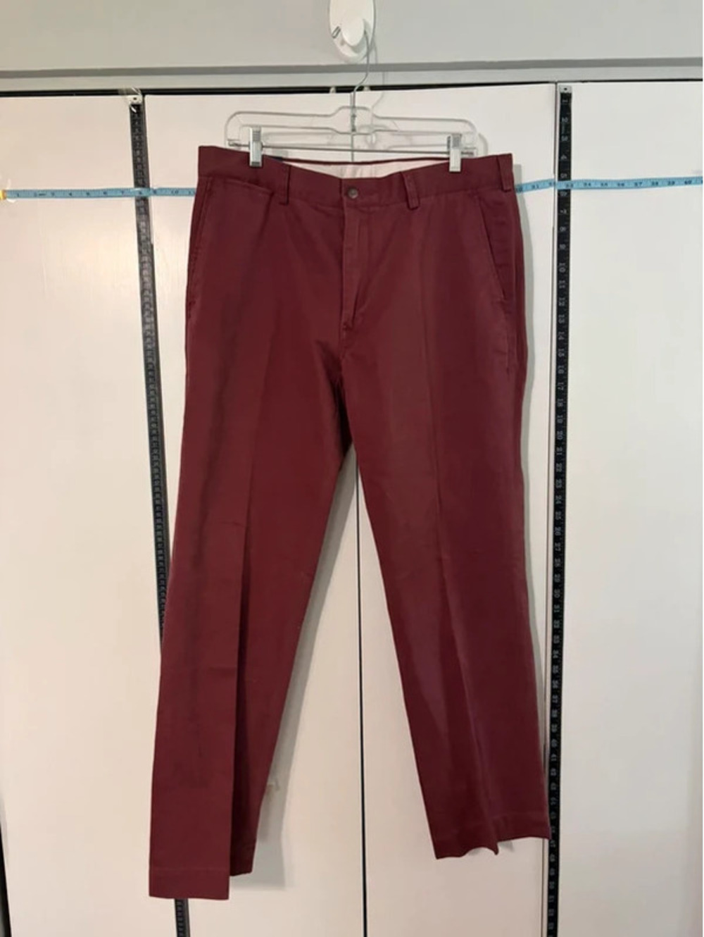 Polo Ralph Lauren Classic Fit Chino Pants Men 36x32 Burgundy Red NWT